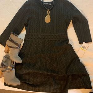 Thick material dress, Medium, dark tan NWT